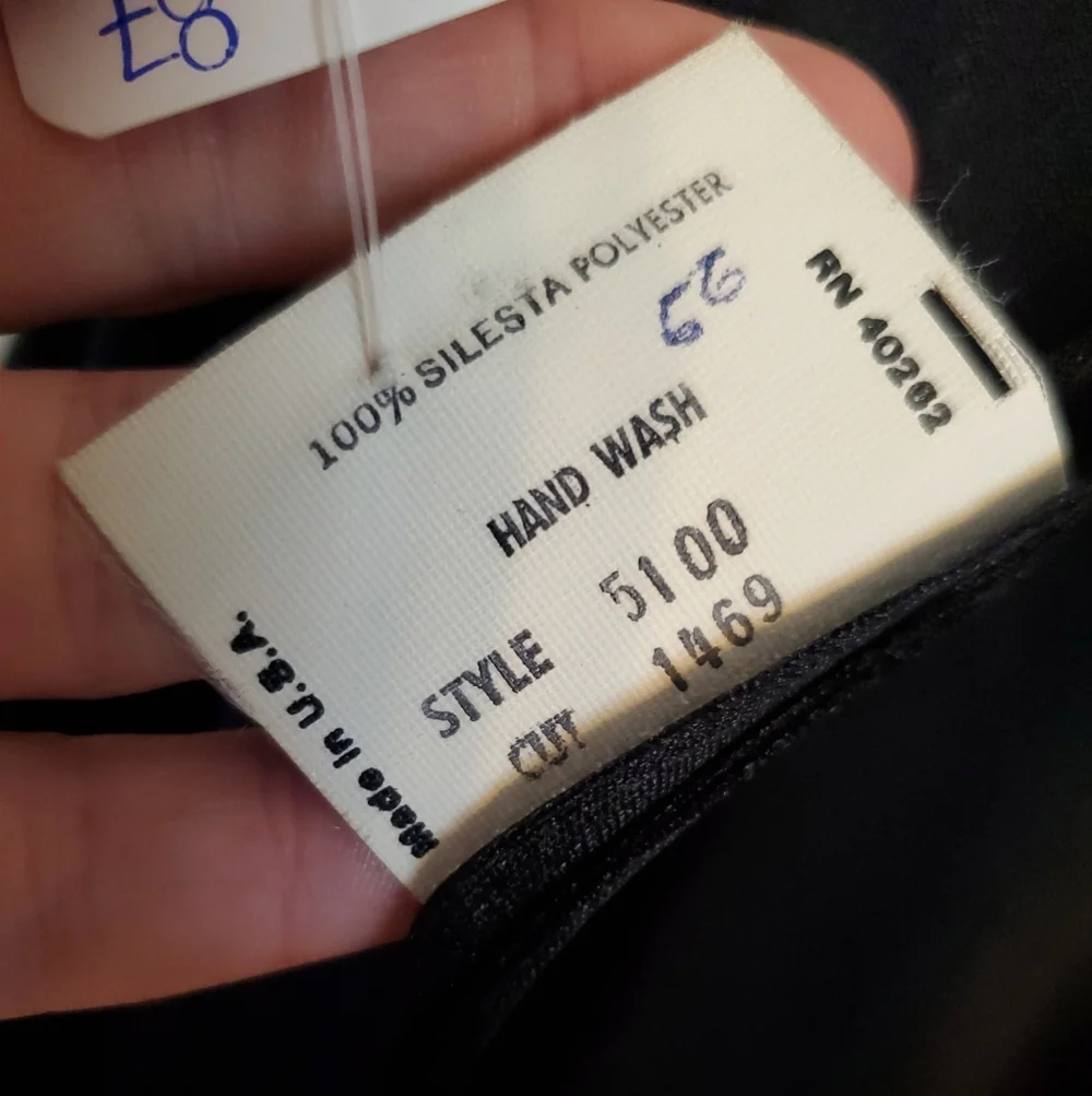 Classic Black Long Sleeve Jumpsuit - Picture 7 of 8